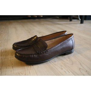 Jack Rogers Quinn Loafer Dark Brown Women's 8.5